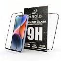 Saola® 9H Clear Tempered Glass For Apple Iphone 14 (PACK OF 1) with Hassle-less Installation Kit. Full screen Coverage. 6.1 inch