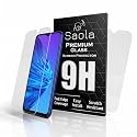 Saola 9H Clear Tempered Glass For Realme C3 (Pack Of 2) with Free Installation Kit. Full screen Coverage - 6.5 inch