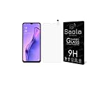 Saola 9H Clear Tempered Glass For Realme C3 (Pack Of 1) With Free Installation Kit. Full Screen Coverage - 6.5 Inch