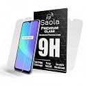 Saola 9H Clear Tempered Glass For Realme C25 (Pack Of 1) With Free Installation Kit. Full Screen Coverage - 6.5 Inch
