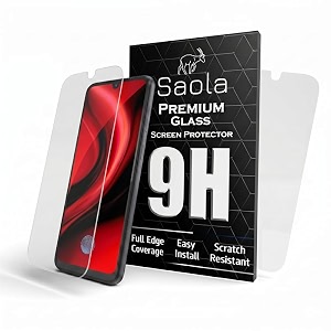 saola 9h clear tempered glass for vivo v11 pro pack of 2 with free installation kit full screen coverage - 641 inch