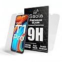 Saola 9H Clear Tempered Glass For Vivo T1 Pro (Pack Of 2) with Free Installation Kit. Full screen Coverage - 6.58 inch