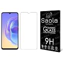 Saola 9H Clear Tempered Glass For Vivo V21E 5G (Pack Of 2) With Free Installation Kit. Full Screen Coverage - 6.44 Inch