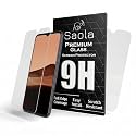 Saola 9H Clear Tempered Glass For Vivo Y20G (Pack Of 2) with Free Installation Kit. Full screen Coverage - 6.51 inch