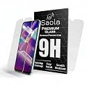 Saola 9H Clear Tempered Glass For Vivo Y22 Smartphone (Pack Of 2) With Free Installation Kit. Full Screen Coverage - 6.55 Inch