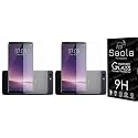Saola 9H Clear Tempered Glass For Vivo V7 (Pack Of 2) With Free Installation Kit. Full Screen Coverage - 5.7 Inch