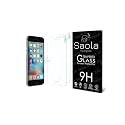 Saola Crystal Clear Screen Protector for Apple iPhone 7 | 9H Tempered Glass, Smooth Touch, Full Coverage, Case Friendly, 2-Step Installation Kit | Quick &amp; Easy Application (Pack of 2)