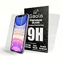 Saola Crystal Clear Screen Protector for Apple iPhone 11 | 9H Tempered Glass, Smooth Touch, Full Coverage, Case Friendly, 2-Step Installation Kit | Quick &amp; Easy Application (Pack of 2)