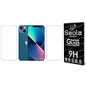 Saola Crystal Clear Screen Protector for Apple iPhone 13 | 9H Tempered Glass, Smooth Touch, Full Coverage, Case Friendly, 2-Step Installation Kit | Quick &amp; Easy Application (Pack of 2)