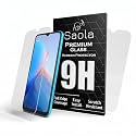 Saola Crystal Clear Screen Protector for Infinix 7 Plus | 9H Tempered Glass, Smooth Touch, Full Coverage, Case Friendly, 2-Step Installation Kit | Quick &amp; Easy Application (Pack of 1)