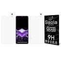 Saola Crystal Clear Screen Protector for itel S23 | 9H Tempered Glass, Smooth Touch, Full Coverage, Case Friendly, 2-Step Installation Kit | Quick &amp; Easy Application (Pack of 2)