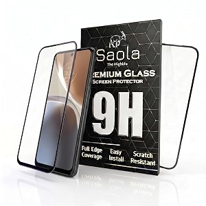 saola crystal clear screen protector for motorola g32  9h tempered glass smooth touch full coverage case friendly 2-step installation kit  quick amp easy application pack of 1