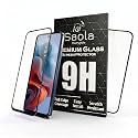 Saola Crystal Clear Screen Protector for Motorola G34 | 9H Tempered Glass, Smooth Touch, Full Coverage, Case Friendly, 2-Step Installation Kit | Quick &amp; Easy Application (Pack of 1)