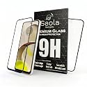 Saola Crystal Clear Screen Protector for Motorola G14 | 9H Tempered Glass, Smooth Touch, Full Coverage, Case Friendly, 2-Step Installation Kit | Quick &amp; Easy Application (Pack of 2)
