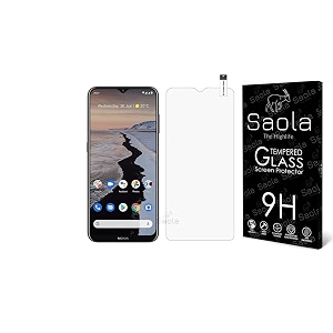 saola crystal clear screen protector for nokia g10  9h tempered glass smooth touch full coverage case friendly 2-step installation kit  quick amp easy application pack of 1