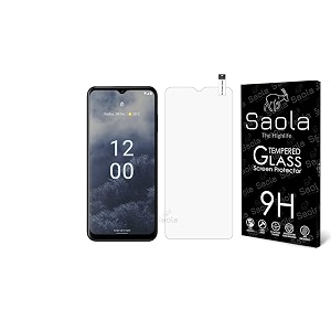 saola crystal clear screen protector for nokia g60  9h tempered glass smooth touch full coverage case friendly 2-step installation kit  quick amp easy application pack of 1