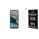 Saola Crystal Clear Screen Protector for Nokia C21+ | 9H Tempered Glass, Smooth Touch, Full Coverage, Case Friendly, 2-Step Installation Kit | Quick &amp; Easy Application (Pack of 1)