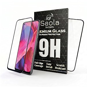 saola crystal clear screen protector for oppo a74 5g  9h tempered glass smooth touch full coverage case friendly 2-step installation kit  quick amp easy application pack of 2
