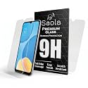 Saola Crystal Clear Screen Protector for OPPO A15S | 9H Tempered Glass, Smooth Touch, Full Coverage, Case Friendly, 2-Step Installation Kit | Quick &amp; Easy Application (Pack of 2)