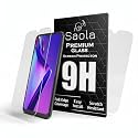Saola Crystal Clear Screen Protector for OPPO A12 / A5s | 9H Tempered Glass, Smooth Touch, Full Coverage, Case Friendly, 2-Step Installation Kit | Quick &amp; Easy Application (Pack of 2)