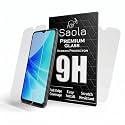 Saola Crystal Clear Screen Protector for OPPO A57 (2022) | 9H Tempered Glass, Smooth Touch, Full Coverage, Case Friendly, 2-Step Installation Kit | Quick &amp; Easy Application (Pack of 2)