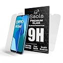 Saola Crystal Clear Screen Protector for OPPO A16e | 9H Tempered Glass, Smooth Touch, Full Coverage, Case Friendly, 2-Step Installation Kit | Quick &amp; Easy Application (Pack of 2)