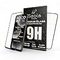 Saola Crystal Clear Screen Protector for Poco M7 5G | 9H Tempered Glass, Smooth Touch, Full Coverage, Case Friendly, 2-Step Installation Kit | Quick &amp; Easy Application (Pack of 1)