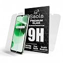 Saola Crystal Clear Screen Protector for Realme C35 | 9H Tempered Glass, Smooth Touch, Full Coverage, Case Friendly, 2-Step Installation Kit | Quick &amp; Easy Application (Pack of 2)