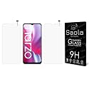 Saola Crystal Clear Screen Protector for Realme NARZO 20A | 9H Tempered Glass, Smooth Touch, Full Coverage, Case Friendly, 2-Step Installation Kit | Quick &amp; Easy Application (Pack of 2)