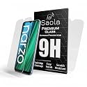 Saola Crystal Clear Screen Protector for Realme Realme NARZO 50A | 9H Tempered Glass, Smooth Touch, Full Coverage, Case Friendly, 2-Step Installation Kit | Quick &amp; Easy Application (Pack of 2)