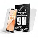 Saola Crystal Clear Screen Protector for Realme C31 | 9H Tempered Glass, Smooth Touch, Full Coverage, Case Friendly, 2-Step Installation Kit | Quick &amp; Easy Application (Pack of 2)