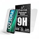 Saola Crystal Clear Screen Protector for Realme NARZO 50a Prime | 9H Tempered Glass, Smooth Touch, Full Coverage, Case Friendly, 2-Step Installation Kit | Quick &amp; Easy Application (Pack of 2)