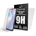 Saola Crystal Clear Screen Protector for Redmi 9 Activ | 9H Tempered Glass, Smooth Touch, Full Coverage, Case Friendly, 2-Step Installation Kit | Quick &amp; Easy Application (Pack of 2)
