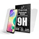 Saola Crystal Clear Screen Protector for Redmi 10A Sports | 9H Tempered Glass, Smooth Touch, Full Coverage, Case Friendly, 2-Step Installation Kit | Quick &amp; Easy Application (Pack of 2)