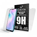 Saola Crystal Clear Screen Protector for Redmi 9A Sport | 9H Tempered Glass, Smooth Touch, Full Coverage, Case Friendly, 2-Step Installation Kit | Quick &amp; Easy Application (Pack of 2)