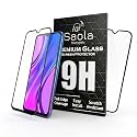 Saola Crystal Clear Screen Protector for Redmi 9 Prime | 9H Tempered Glass, Smooth Touch, Full Coverage, Case Friendly, 2-Step Installation Kit | Quick &amp; Easy Application (Pack of 2)