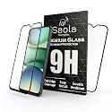 Saola Crystal Clear Screen Protector for Redmi A5 4G | 9H Tempered Glass, Smooth Touch, Full Coverage, Case Friendly, 2-Step Installation Kit | Quick &amp; Easy Application (Pack of 2)