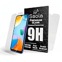 Saola Crystal Clear Screen Protector for Redmi 10A | 9H Tempered Glass, Smooth Touch, Full Coverage, Case Friendly, 2-Step Installation Kit | Quick &amp; Easy Application (Pack of 2)