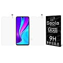 Saola Crystal Clear Screen Protector for Redmi 9 | 9H Tempered Glass, Smooth Touch, Full Coverage, Case Friendly, 2-Step Installation Kit | Quick &amp; Easy Application (Pack of 2)