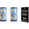 Saola Crystal Clear Screen Protector for Samsung Galaxy J4 Core | 9H Tempered Glass, Smooth Touch, Full Coverage, Case Friendly, 2-Step Installation Kit | Quick &amp; Easy Application (Pack of 2)
