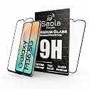Saola Crystal Clear Screen Protector for Samsung Galaxy M36 | 9H Tempered Glass, Smooth Touch, Full Coverage, Case Friendly, 2-Step Installation Kit | Quick &amp; Easy Application (Pack of 2)