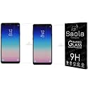 Saola Crystal Clear Screen Protector for Samsung Galaxy J6 Prime | 9H Tempered Glass, Smooth Touch, Full Coverage, Case Friendly, 2-Step Installation Kit | Quick &amp; Easy Application (Pack of 2)