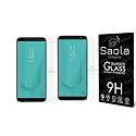 Saola Crystal Clear Screen Protector for Samsung Galaxy J4 Prime | 9H Tempered Glass, Smooth Touch, Full Coverage, Case Friendly, 2-Step Installation Kit | Quick &amp; Easy Application (Pack of 2)