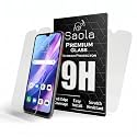 Saola Crystal Clear Screen Protector for Samsung Galaxy F41 | 9H Tempered Glass, Smooth Touch, Full Coverage, Case Friendly, 2-Step Installation Kit | Quick &amp; Easy Application (Pack of 2)