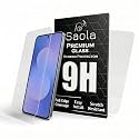 Saola Crystal Clear Screen Protector for Samsung Galaxy S25 FE | 9H Tempered Glass, Smooth Touch, Full Coverage, Case Friendly, 2-Step Installation Kit | Quick &amp; Easy Application (Pack of 2)