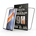Saola Crystal Clear Screen Protector for Tecno Pova 6 | 9H Tempered Glass, Smooth Touch, Full Coverage, Case Friendly, 2-Step Installation Kit | Quick &amp; Easy Application (Pack of 1)