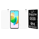 Saola Crystal Clear Screen Protector for Tecno Spark 20P | 9H Tempered Glass, Smooth Touch, Full Coverage, Case Friendly, 2-Step Installation Kit | Quick &amp; Easy Application (Pack of 2)