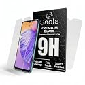 Saola Crystal Clear Screen Protector for Tecno Spark 8T | 9H Tempered Glass, Smooth Touch, Full Coverage, Case Friendly, 2-Step Installation Kit | Quick &amp; Easy Application (Pack of 1)