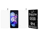 Saola Crystal Clear Screen Protector for Tecno POP 7 Pro | 9H Tempered Glass, Smooth Touch, Full Coverage, Case Friendly, 2-Step Installation Kit | Quick &amp; Easy Application (Pack of 2)