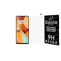 Saola Crystal Clear Screen Protector for Tecno Spark 10 | 9H Tempered Glass, Smooth Touch, Full Coverage, Case Friendly, 2-Step Installation Kit | Quick &amp; Easy Application (Pack of 1)